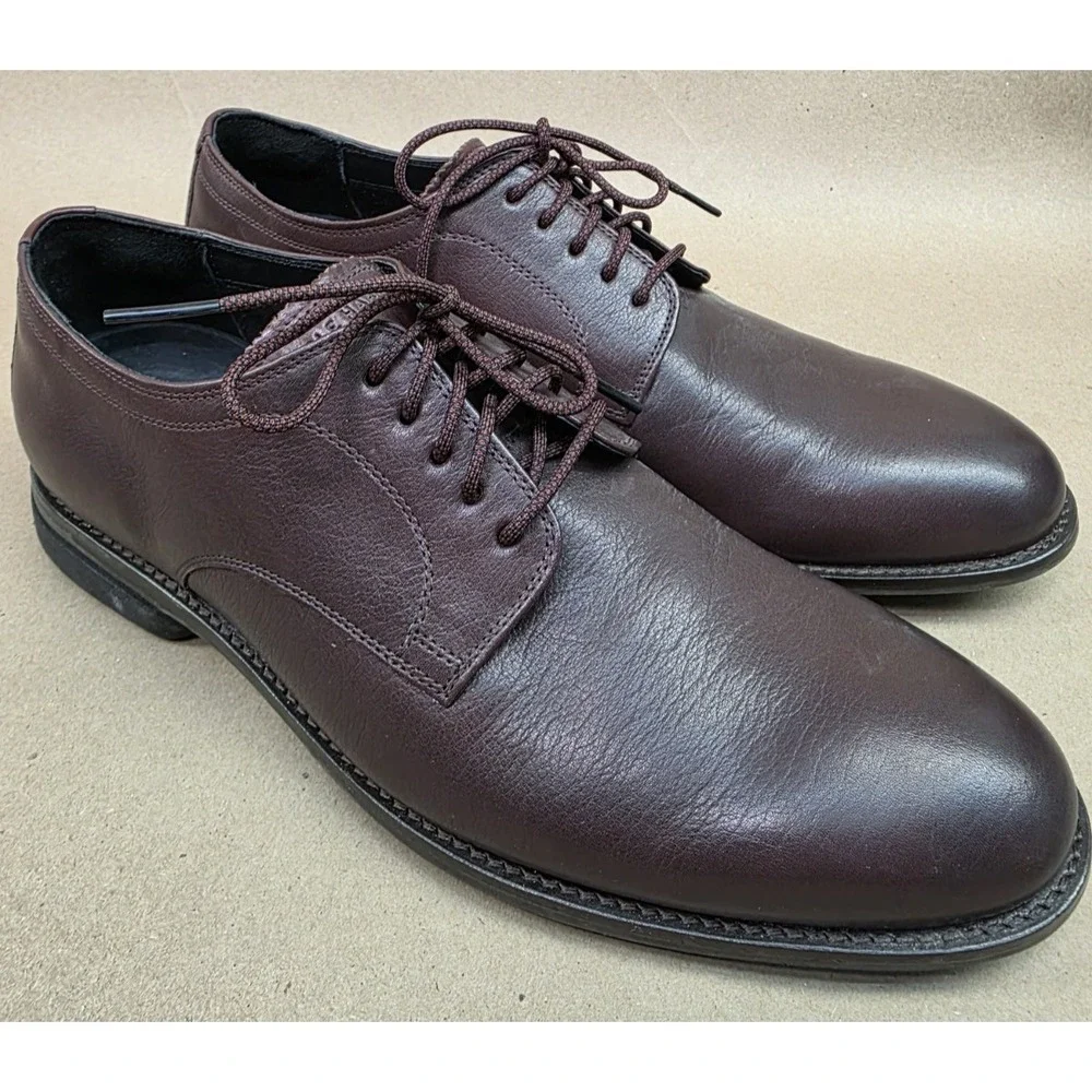Cole Haan (Sz 8.5 M) Holland Grand Plain Toe Cordovan C30658 Men's Oxford Shoes